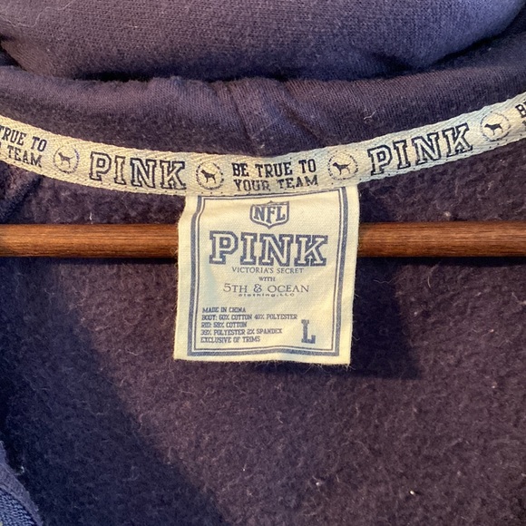 PINK Victoria’s Secret Chicago Bears Zip Up Hoodie - Picture 6 of 8